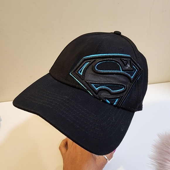 SUPERMAN black men's hat OS - Picture 3 of 9